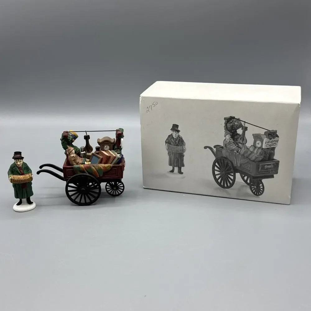 Department 56 Heritage collection Chelsea Market Curiosities Monger and Cart